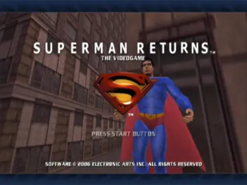 Superman Returns (Korea) screen shot title